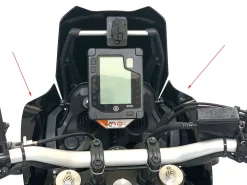 COPPIA DEFLETTORI MAGGIORATI WRS NERO OPACO YAMAHA TENERE 700 2019-2024
