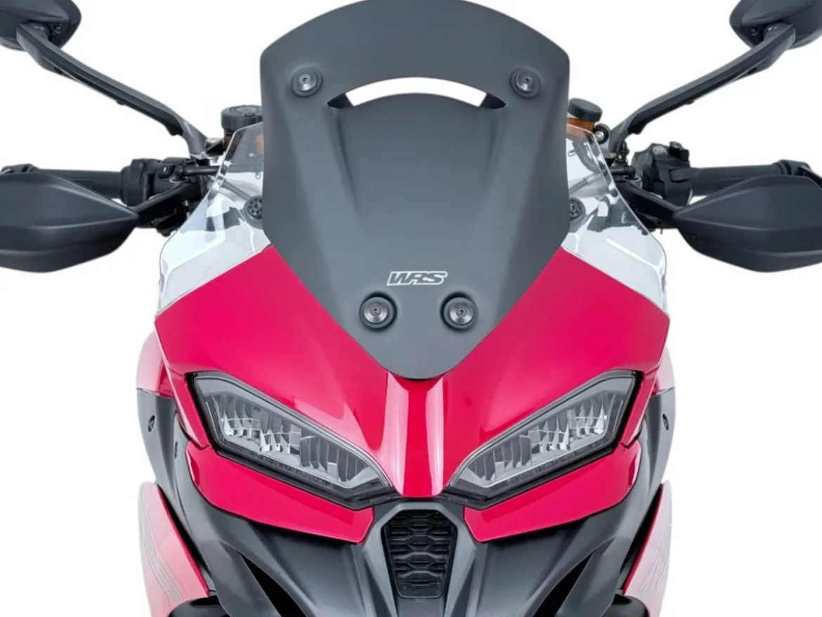 COPPIA DEFLETTORI MAGGIORATI TRASPARENTI WRS DUCATI MULTISTRADA V2 / S 2025-2026