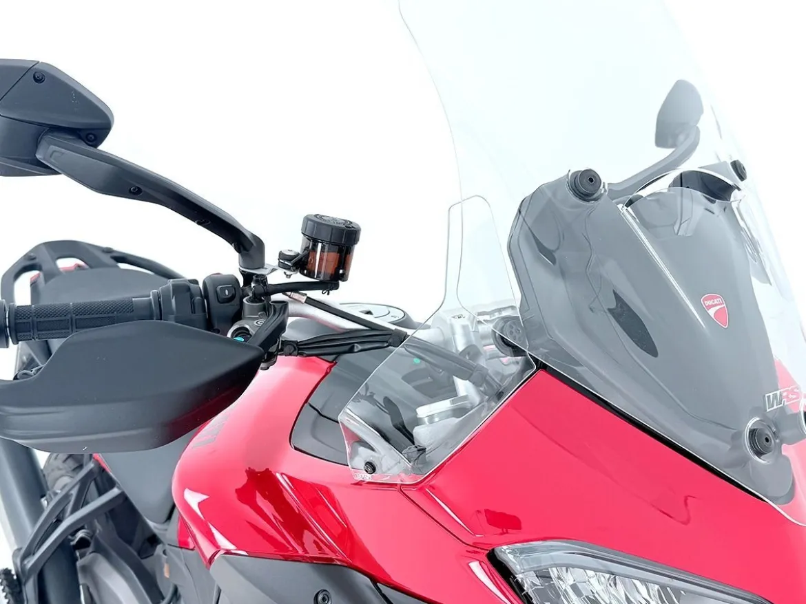 COPPIA DEFLETTORI MAGGIORATI TRASPARENTI WRS DUCATI MULTISTRADA V2 / S 2025-2026