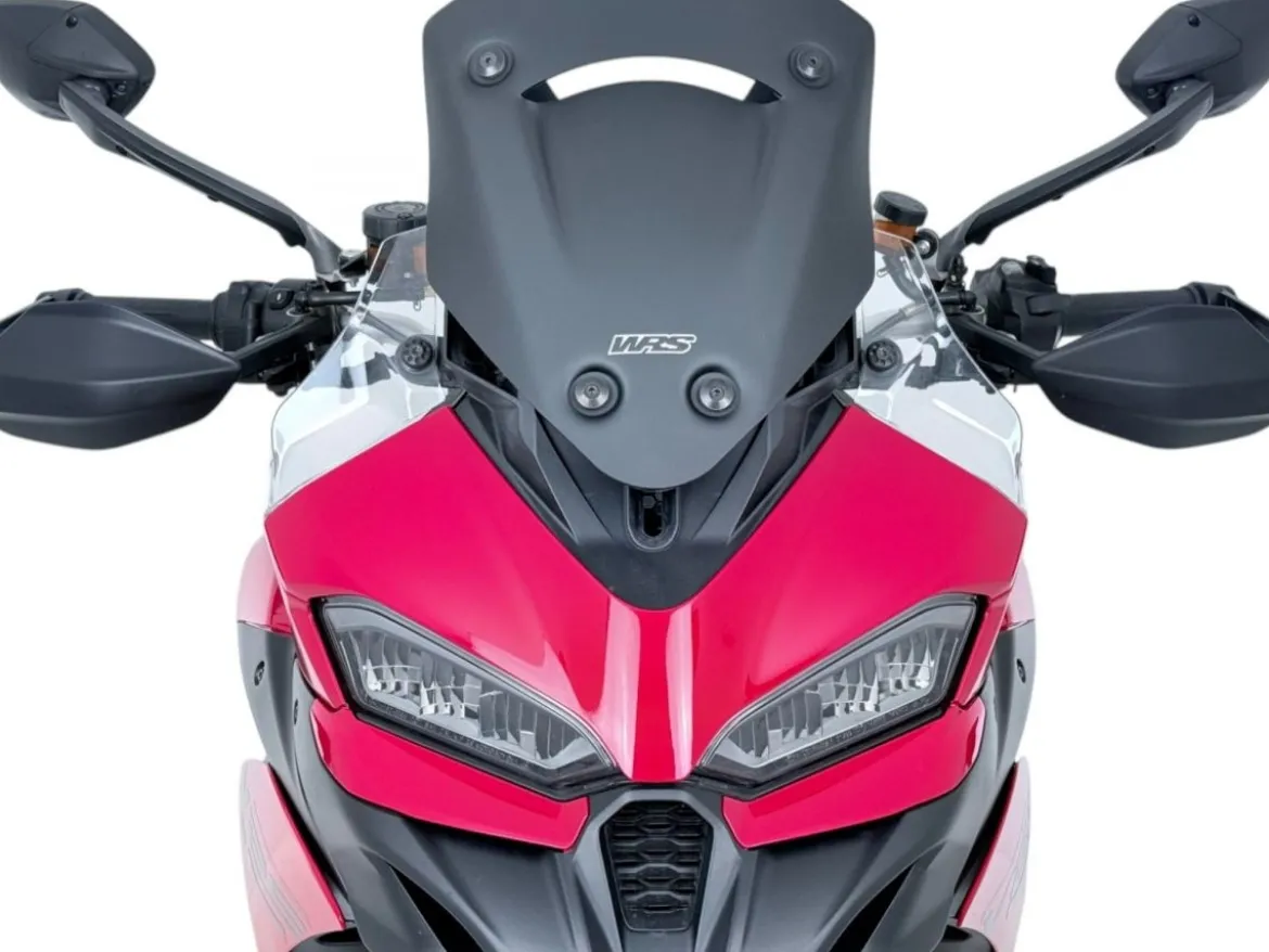 COPPIA DEFLETTORI MAGGIORATI TRASPARENTI WRS DUCATI MULTISTRADA V2 / S 2025-2026