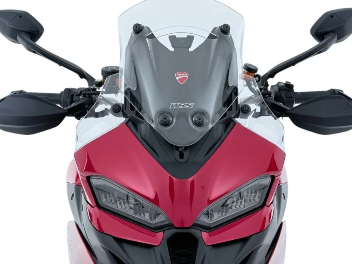 COPPIA DEFLETTORI MAGGIORATI TRASPARENTI WRS DUCATI MULTISTRADA V2 / S 2025-2026