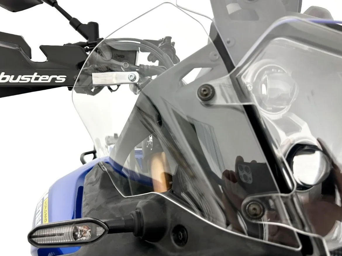 COPPIA DEFLETTORI MAGGIORATI WRS TRASPARENTE YAMAHA TENERE 700 WORLD RAID 2022-2024