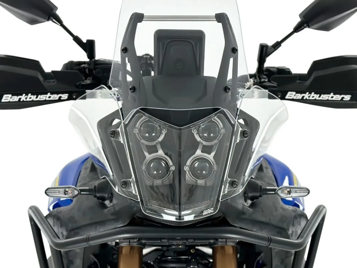 COPPIA DEFLETTORI MAGGIORATI WRS TRASPARENTE YAMAHA TENERE 700 WORLD RAID 2022-2024