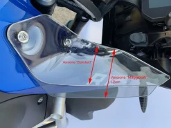 COPPIA DEFLETTORI MAGGIORATI WRS TRASPARENTI BMW R 1200 GS ADVENTURE 2013-2018