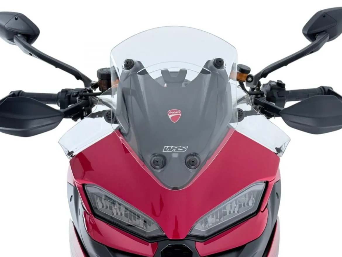 COPPIA DEFLETTORI SPORT TRASPARENTI WRS DUCATI MULTISTRADA V2 / S 2025-2026