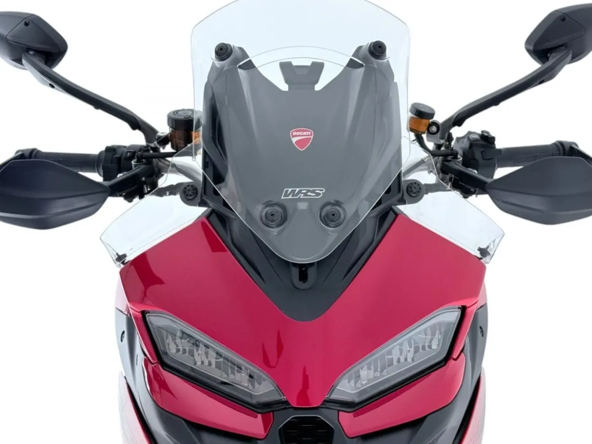 COPPIA DEFLETTORI SPORT TRASPARENTI WRS DUCATI MULTISTRADA V2 / S 2025-2026