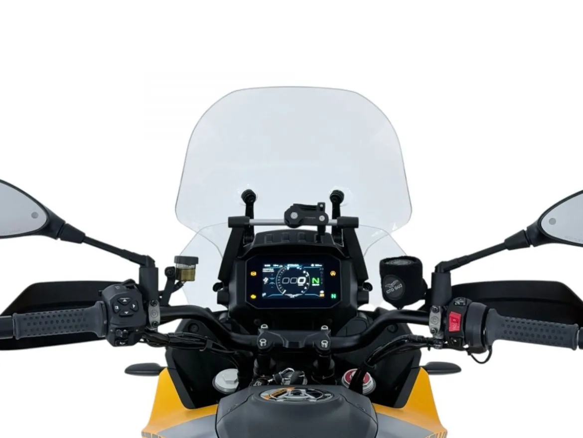 COPPIA DEFLETTORI TRASPARENTI WRS MOTO GUZZI STELVIO 2024-2026