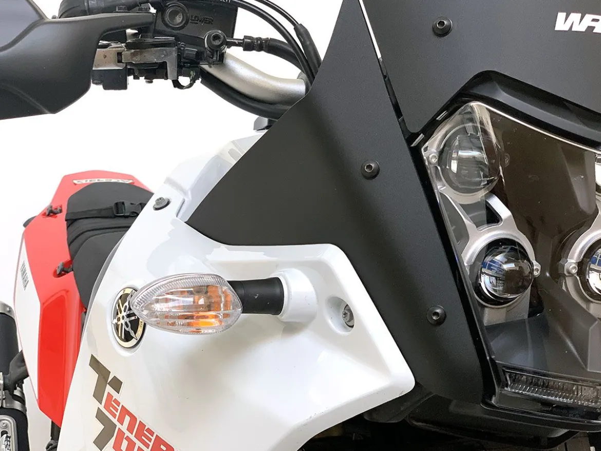 COPPIA DEFLETTORI WRS NERO OPACO YAMAHA TENERE 700 2019-2024