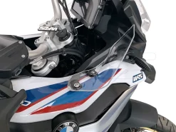 COPPIA DEFLETTORI WRS TRASPARENTI BMW F 750 GS / F 850 GS 2018-2023 (NO ADV)