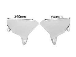 COPPIA DEFLETTORI WRS TRASPARENTE DUCATI MULTISTRADA V4 / S / S SPORT 2020-2026