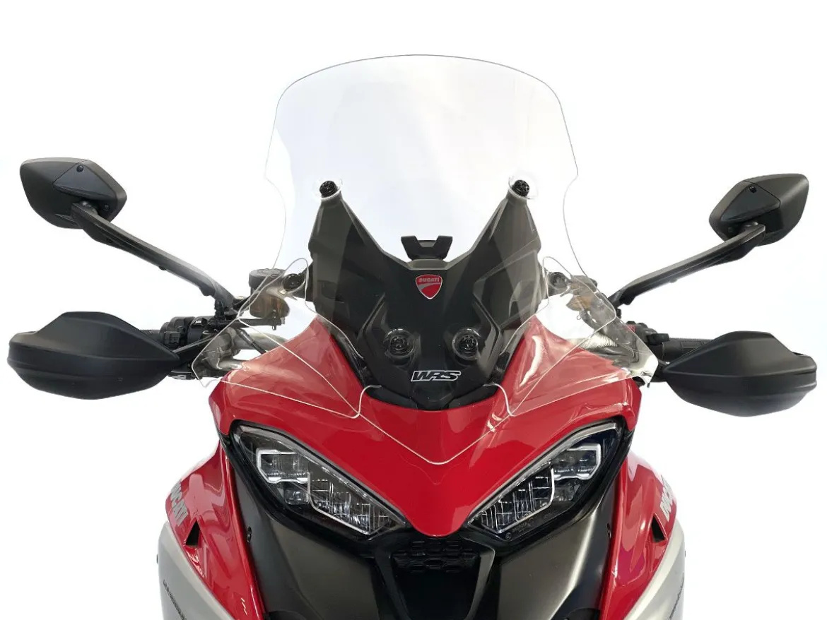 COPPIA DEFLETTORI WRS TRASPARENTE DUCATI MULTISTRADA V4 / S / S SPORT 2020-2026