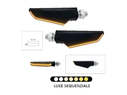 COPPIA FRECCE SEQUENZIALI OMOLOGATE E8 LIGHTECH KAWASAKI Z 900 SE 2026