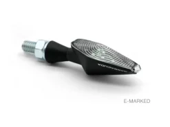 COPPIA INDICATORI MINIVIPER LED NERE BARRACUDA UNIVERSALI