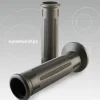COPPIA MANOPOLE APERTE NERE DOMINO BMW STYLE NO GHIERA