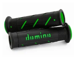 COPPIA MANOPOLE NERO/VERDE ROAD-RACING DOMINO DIAMETRO 22-26 UNIVERSALI