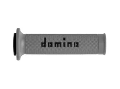 COPPIA MANOPOLE RACING DOMINO STRADALI DIAMETRO 20-26 GRIGIO-NERO