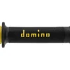 COPPIA MANOPOLE RACING DOMINO STRADALI DIAMETRO 20-26 NERO-GIALLO