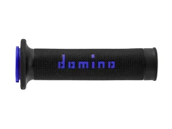 COPPIA MANOPOLE RACING DOMINO STRADALI DIAMETRO 20-26 NERO-BLU