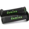 COPPIA MANOPOLE RACING DOMINO STRADALI DIAMETRO 20-26 NERO-VERDE
