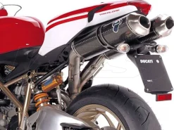 COPPIA SCARICHI TERMINALI TERMIGNONI CARBONIO DUCATI 848 / 1098 / 1198 / R / S