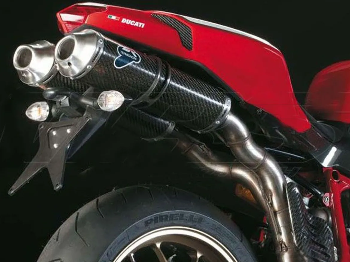 COPPIA SCARICHI TERMINALI TERMIGNONI CARBONIO DUCATI 848 / 1098 / 1198 / R / S