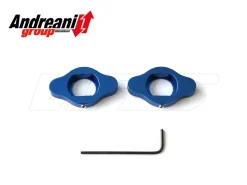 COPPIA TAPPI REGOLAZIONE PRECARICO GHIERE FORCELLA ESAGONALE 17MM