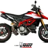 COPPIA TERMINALI MIVV MK3 CARBONIO DUCATI HYPERMOTARD 950 / SP 2021-2024