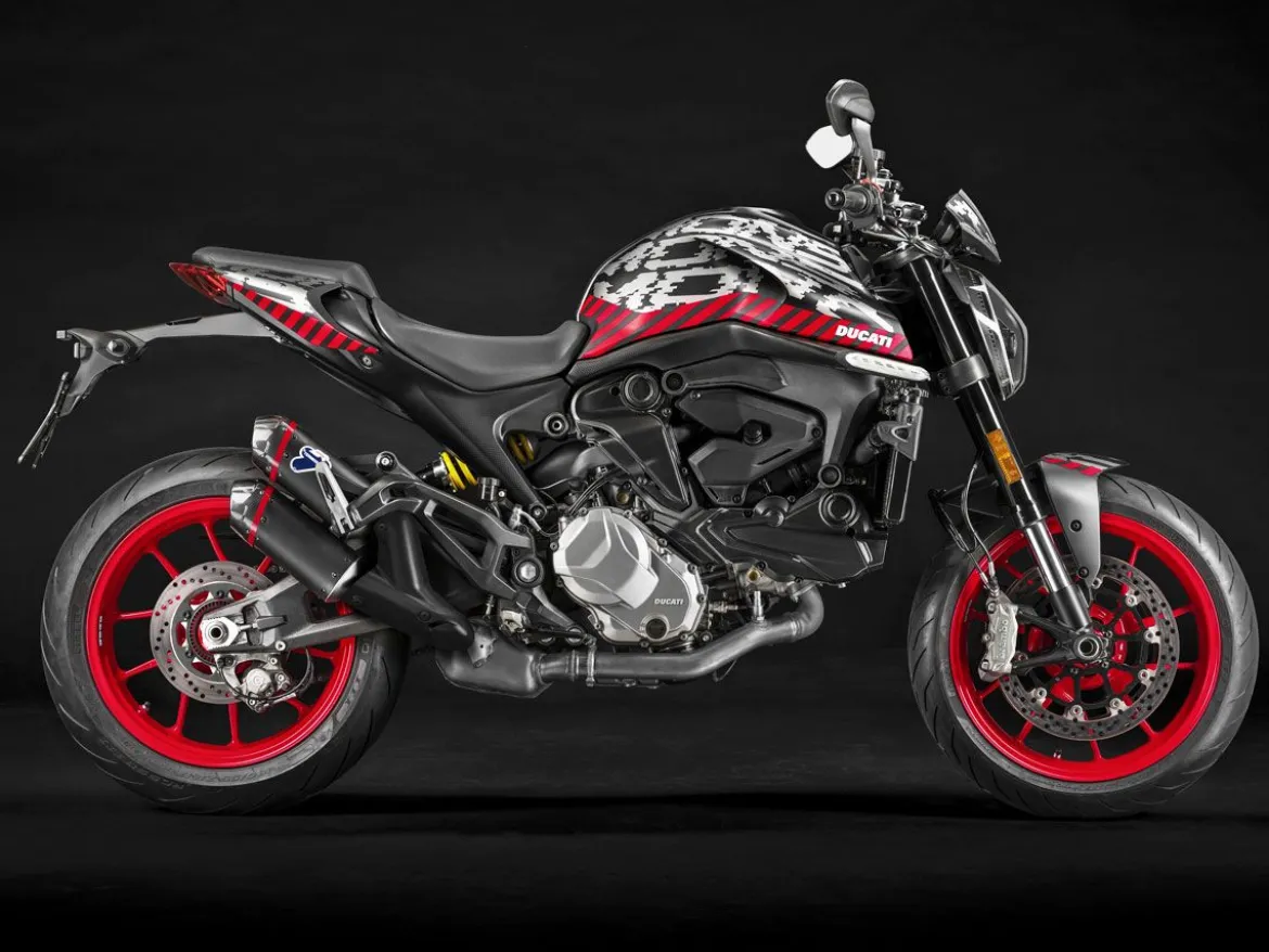 COPPIA TERMINALI RACING TERMIGNONI UFFICIALI DUCATI MONSTER 937 / + / SP 2021-2025 NO UPMAP