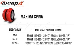 COPPIA TERMOCOPERTE ARGENTO CAPIT MOTO MAXIMA SPINA TAGLIA XL PRESA EU
