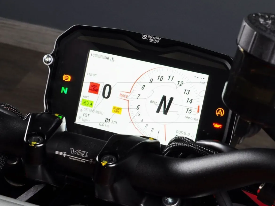 COVER PROTEZIONE STRUMENTAZIONE BONAMICI RACING DUCATI STREETFIGHTER V4 / S 2020-2024