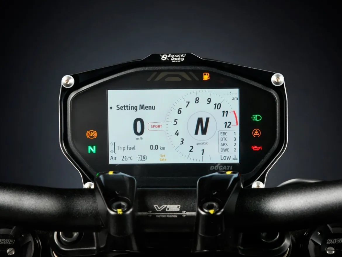 COVER PROTEZIONE STRUMENTAZIONE BONAMICI RACING DUCATI STREETFIGHTER V2 2022-2023