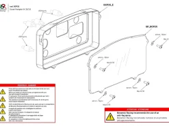 COVER PROTEZIONE STRUMENTAZIONE BONAMICI RACING DUCATI PANIGALE V4 / S / R 2025-2026