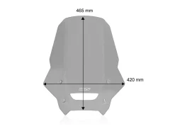 CUPOLINO CAPONORD FUME WRS HONDA NX 500 2024-2026
