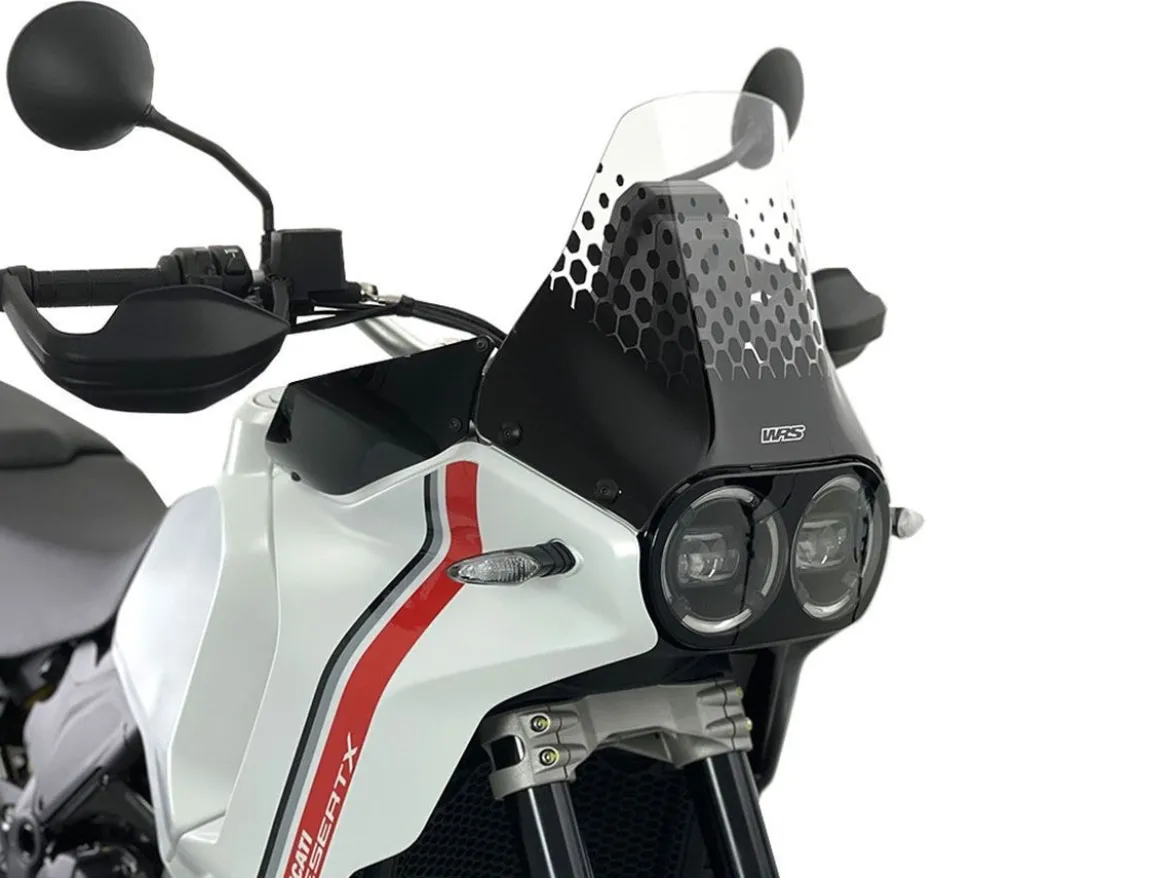 CUPOLINO ENDURO TRASPARENTE WRS DUCATI DESERT X / RALLY / DISCOVERY 2022-2025