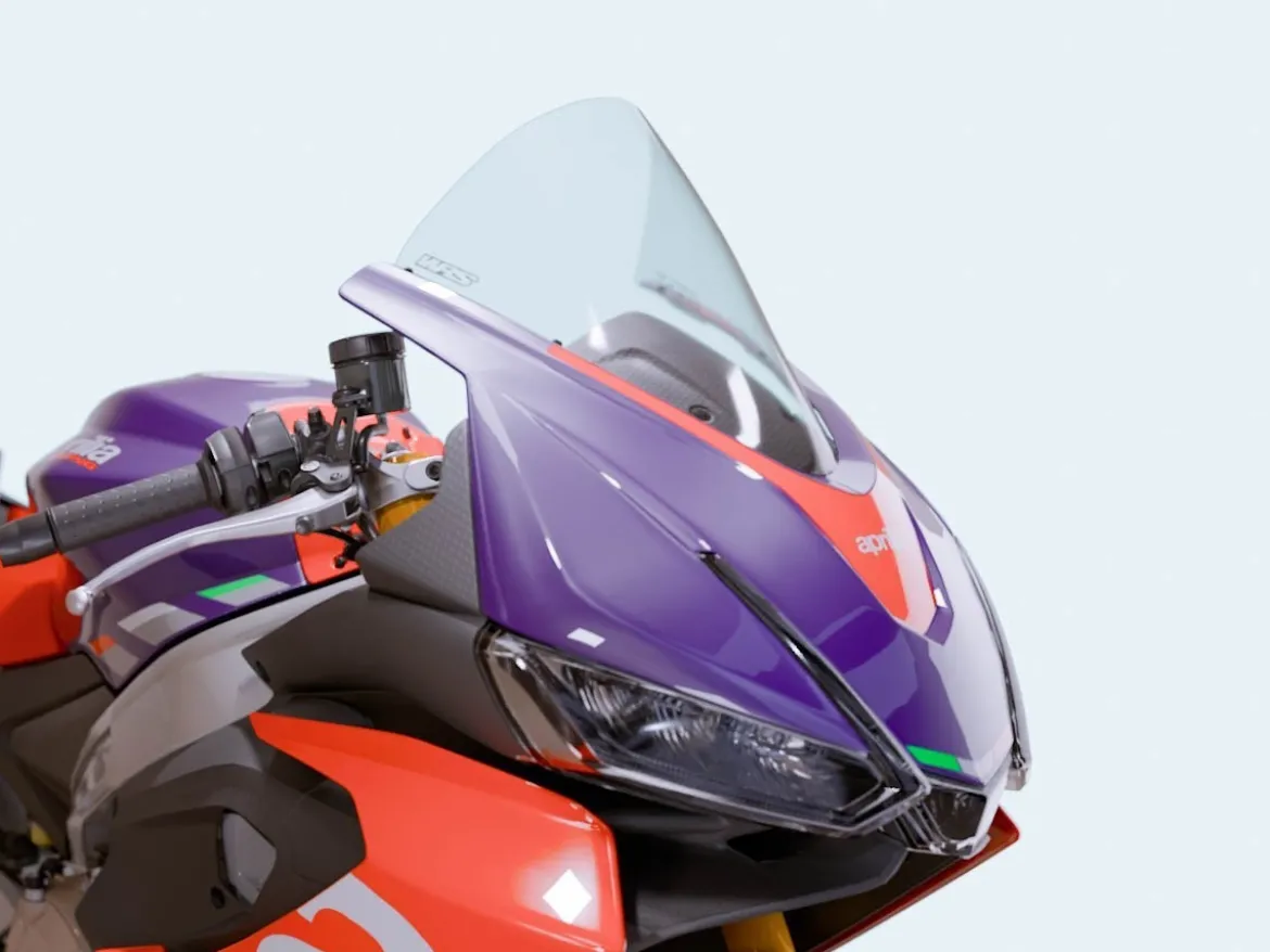 CUPOLINO RACE ALTO WRS TRASPARENTE APRILIA RS 660 2020-2026