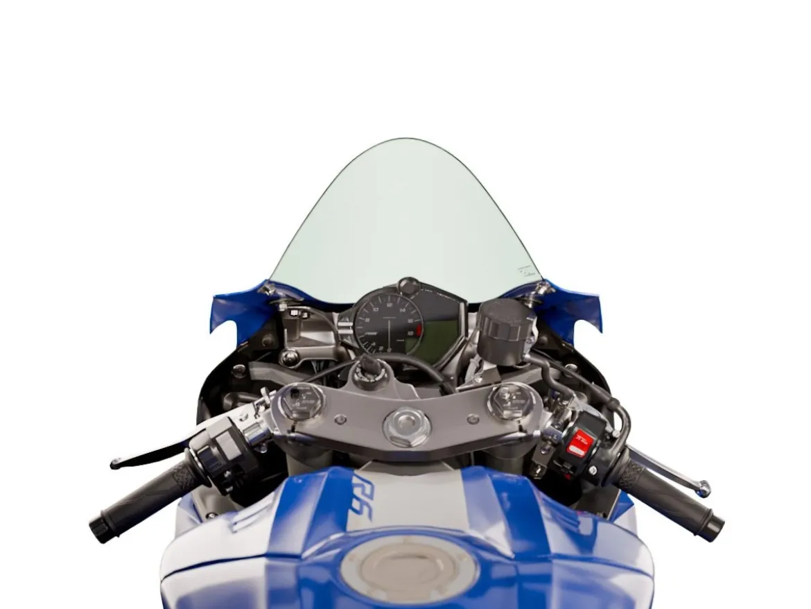 CUPOLINO RACE ALTO WRS TRASPARENTE +50MM YAMAHA R6 2017-2026