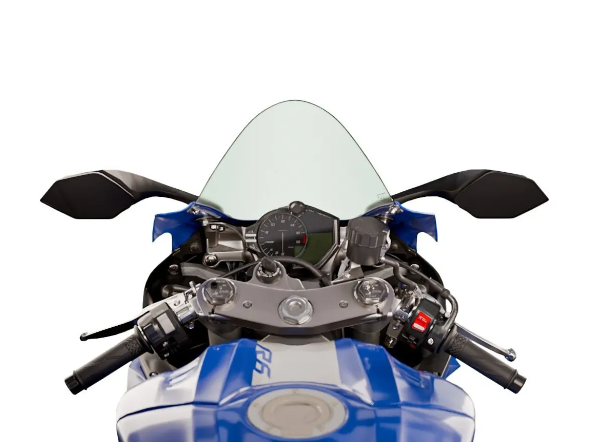CUPOLINO RACE ALTO WRS TRASPARENTE +50MM YAMAHA R6 2017-2026