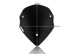 CUPOLINO SPORT NERO OPACO WRS DUCATI MULTISTRADA 1260 / S 2018-2020