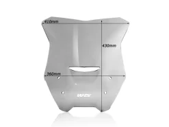 CUPOLINO TOURING FUME WRS BMW R 1200 R 2015-2018