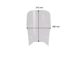CUPOLINO TOURING TRASPARENTE WRS VOGE VALICO DS 800 X RALLY 2025-2026