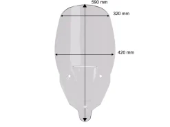CUPOLINO TOURING TRASPARENTE WRS TRIUMPH TIGER SPORT 800 2025-2026