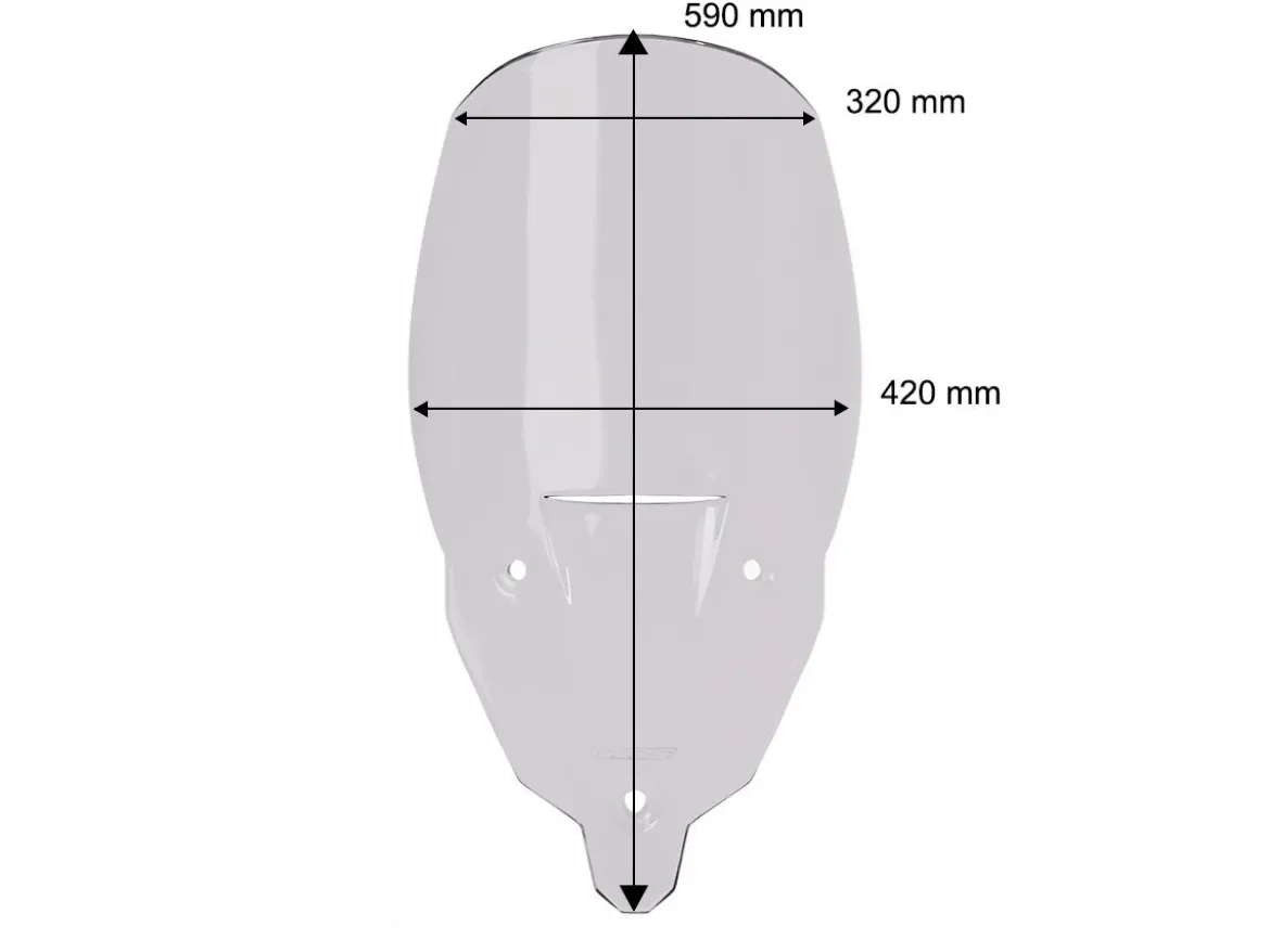 CUPOLINO TOURING TRASPARENTE WRS TRIUMPH TIGER SPORT 800 2025-2026