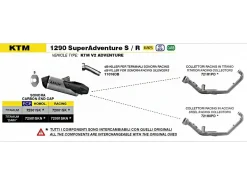 DB KILLER ARROW PER TERMINALE SONORA DIAMETRO 38 KTM 1290 SUPER ADVENTURE S / R 2021-2024