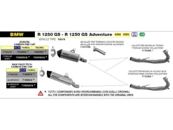 DB KILLER ARROW PER TERMINALE SONORA DIAMETRO 42 BMW R 1250 GS / ADV 2019-2023