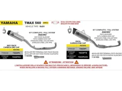 DB KILLER ARROW PER TERMINALE PISTA DIAMETRO 35 YAMAHA T-MAX 560 2025-2026