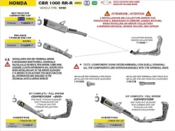 DB KILLER ARROW PER TERMINALE INDY RACE EVO YAMAHA YZF R1 2017-2025