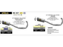 DB KILLER ARROW PER TERMINALE PISTA DIAMETRO 35 APRILIA RS 457 2024