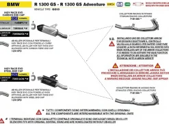 DB KILLER FONDELLO CARBY ARROW BMW R 1300 GS / ADVENTURE 2024-2026