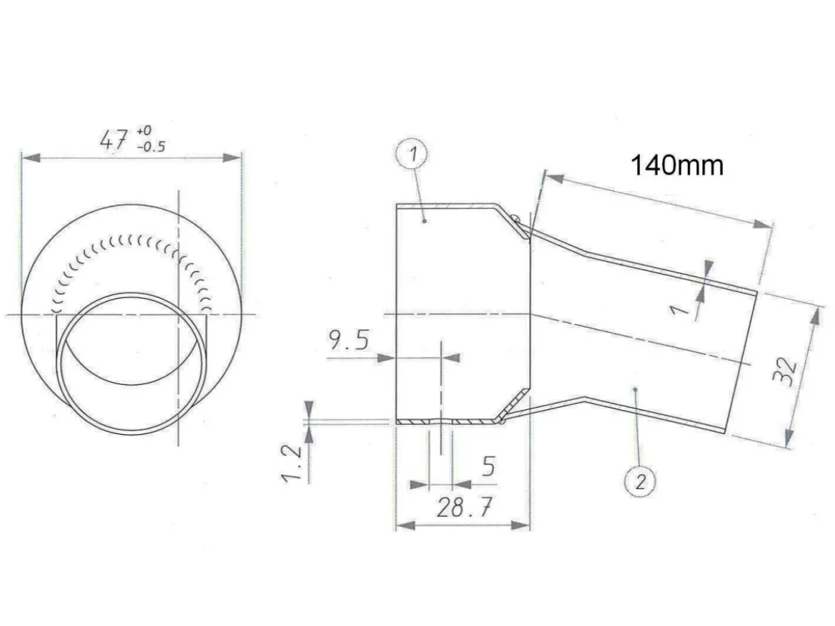 DB KILLER PER PER SILENZIATORI TONDI INOX NATURALE SPARK