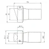 DB KILLER PER SILENZIATORI FORCE INOX NATURALE SPARK
